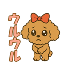 ハロウィン・誕生日 トイプードル【秋】犬（個別スタンプ：23）