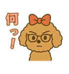 ハロウィン・誕生日 トイプードル【秋】犬（個別スタンプ：28）