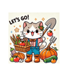 収穫祭ねこ（個別スタンプ：2）