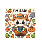 収穫祭ねこ（個別スタンプ：9）