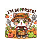 収穫祭ねこ（個別スタンプ：10）