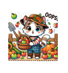 収穫祭ねこ（個別スタンプ：17）