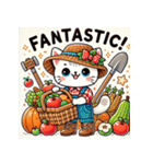 収穫祭ねこ（個別スタンプ：20）