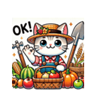 収穫祭ねこ（個別スタンプ：33）