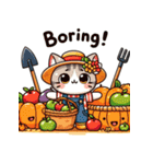 収穫祭ねこ（個別スタンプ：37）