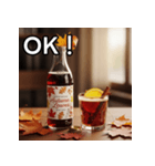 紅葉のクラフトコーラ（個別スタンプ：9）