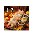 秋の紅葉唐揚げ（個別スタンプ：17）