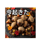 秋のどんぐりチョコレート（個別スタンプ：13）