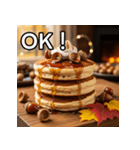 秋のどんぐりパンケーキ（個別スタンプ：9）