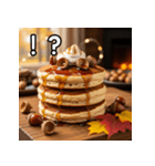 秋のどんぐりパンケーキ（個別スタンプ：17）