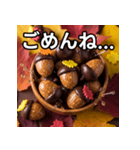 秋のどんぐりキャンディー（個別スタンプ：4）