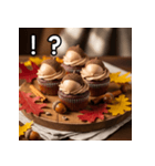 秋のどんぐりカップケーキ（個別スタンプ：17）