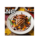 秋のどんぐり焼肉（個別スタンプ：25）