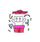 ベベニャンの誕生日パーティー(KOR-TWN)（個別スタンプ：16）