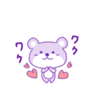 パープルクマクマ（個別スタンプ：8）