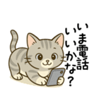 グレー猫の毎日スタンプ（個別スタンプ：28）