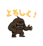 でっコワ でっかくてコワイけど優しいヤツ（個別スタンプ：13）