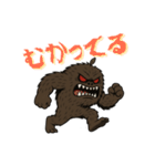 でっコワ でっかくてコワイけど優しいヤツ（個別スタンプ：28）