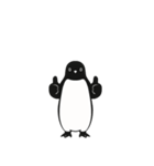 やる気のないペンギン2【言葉なし編】（個別スタンプ：25）