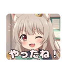 秋の学校生活みなみちゃんスタンプ（個別スタンプ：5）