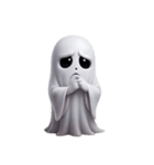 [アレンジ]ハロウィンじゃなくてもお化け3（個別スタンプ：16）