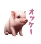 [オッケー専用]マイクロブタ達（個別スタンプ：13）