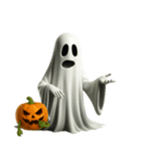 [アレンジ]ハロウィンじゃなくてもお化け2（個別スタンプ：3）