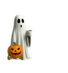 [アレンジ]ハロウィンじゃなくてもお化け2（個別スタンプ：12）