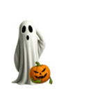 [アレンジ]ハロウィンじゃなくてもお化け2（個別スタンプ：15）