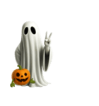 [アレンジ]ハロウィンじゃなくてもお化け2（個別スタンプ：16）