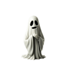[アレンジ]ハロウィンじゃなくてもお化け1（個別スタンプ：4）