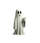 [アレンジ]ハロウィンじゃなくてもお化け1（個別スタンプ：8）