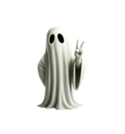 [アレンジ]ハロウィンじゃなくてもお化け1（個別スタンプ：16）