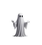 [アレンジ]ハロウィンじゃなくてもお化け4（個別スタンプ：4）