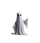 [アレンジ]ハロウィンじゃなくてもお化け4（個別スタンプ：7）