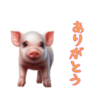 [ありがとう専用]マイクロブタ達（個別スタンプ：12）