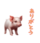 [ありがとう専用]マイクロブタ達（個別スタンプ：13）