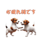 [お疲れ様です専用]ジャックラッセルテリア（個別スタンプ：4）