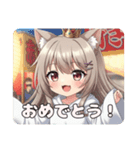 お祭り提灯みなみちゃんLINEスタンプ（個別スタンプ：1）