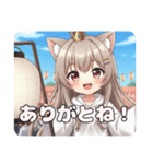 お祭り提灯みなみちゃんLINEスタンプ（個別スタンプ：4）