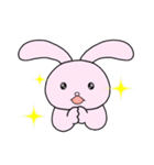 あまりにもかわいい☆生粋のウサギさん（個別スタンプ：1）