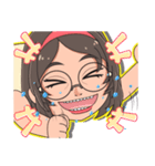 おもしろ顔ガールズ（個別スタンプ：20）