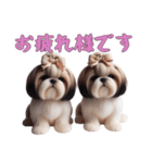 [お疲れ様です専用]ほっこりシーズー（個別スタンプ：15）