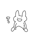 よく使えるゆるゆるうさぎスタンプ3（個別スタンプ：21）