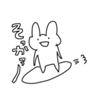 よく使えるゆるゆるうさぎスタンプ3（個別スタンプ：22）