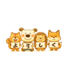 ペロと可愛い仲間たち(秋)（個別スタンプ：39）