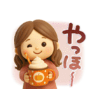 大人やさしいGIRL♡毎日使える♪（個別スタンプ：4）