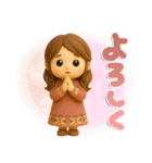 大人やさしいGIRL♡毎日使える♪（個別スタンプ：9）