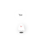 かわいい小さなおばけ（個別スタンプ：15）