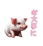 [お大事に専用]マイクロブタ達（個別スタンプ：7）